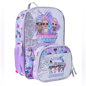 ✨LOL backpack🎒with removable lunchbox🪩